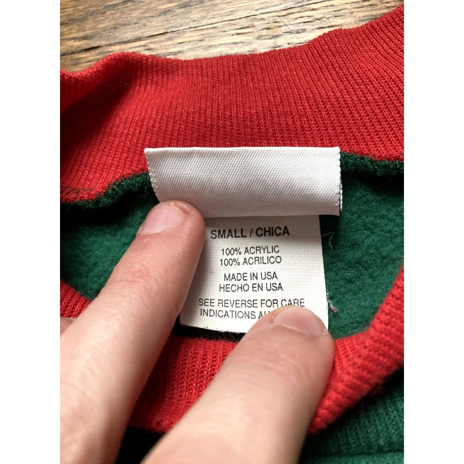 Basic Editions VINTAGE Basic Editions Cat Sweatshirt Shirt Women Small Green 90s Cottage Core Collared Long Sleeve Size S / US 4 / IT 40 - 6 Thumbnail