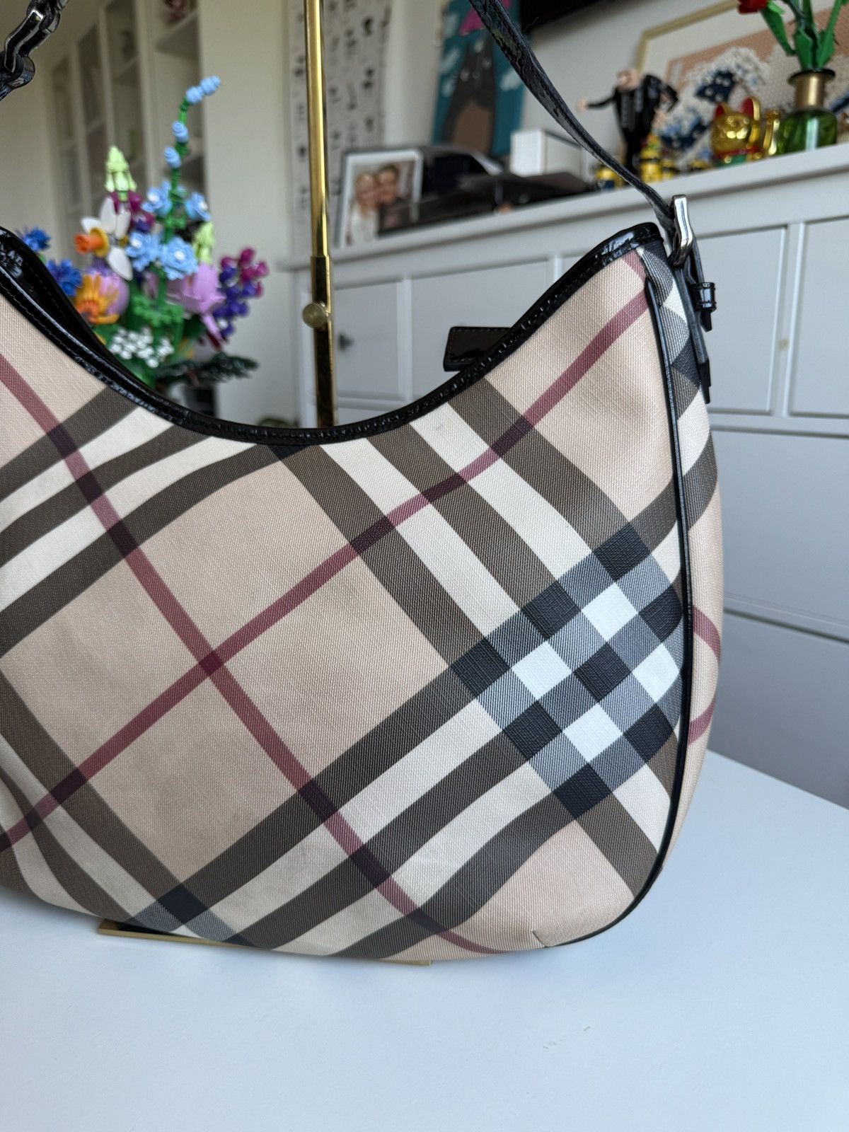 Burberry × Designer Vintage y2k Burberry London nova check hobo shoulder bag rare Size ONE SIZE - 9 Thumbnail