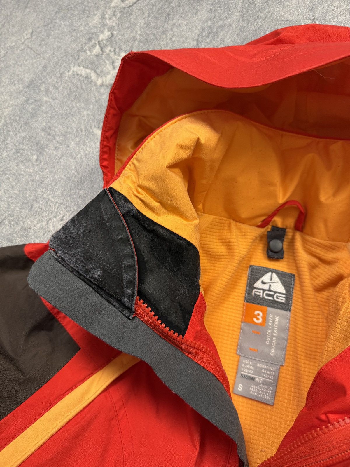Nike Nike ACG Jacket Red Windbreaker Rain Coat 3 Outer Layer Fit Size S / US 4 / IT 40 - 13 Thumbnail