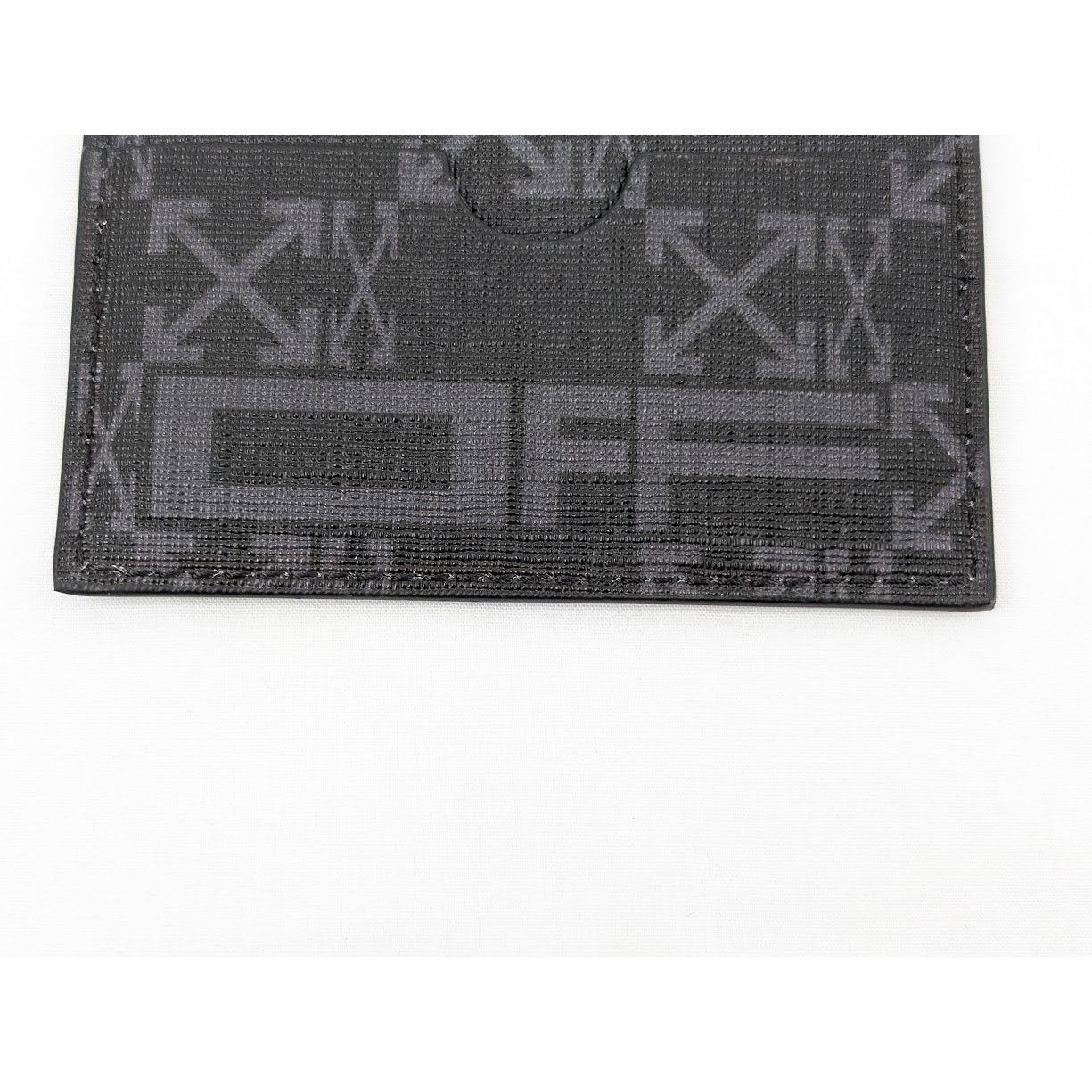 Off-White o1rshd1 Size:OS/Allover Simple Card Case Black/Dark Grey Size ONE SIZE - 3 Thumbnail