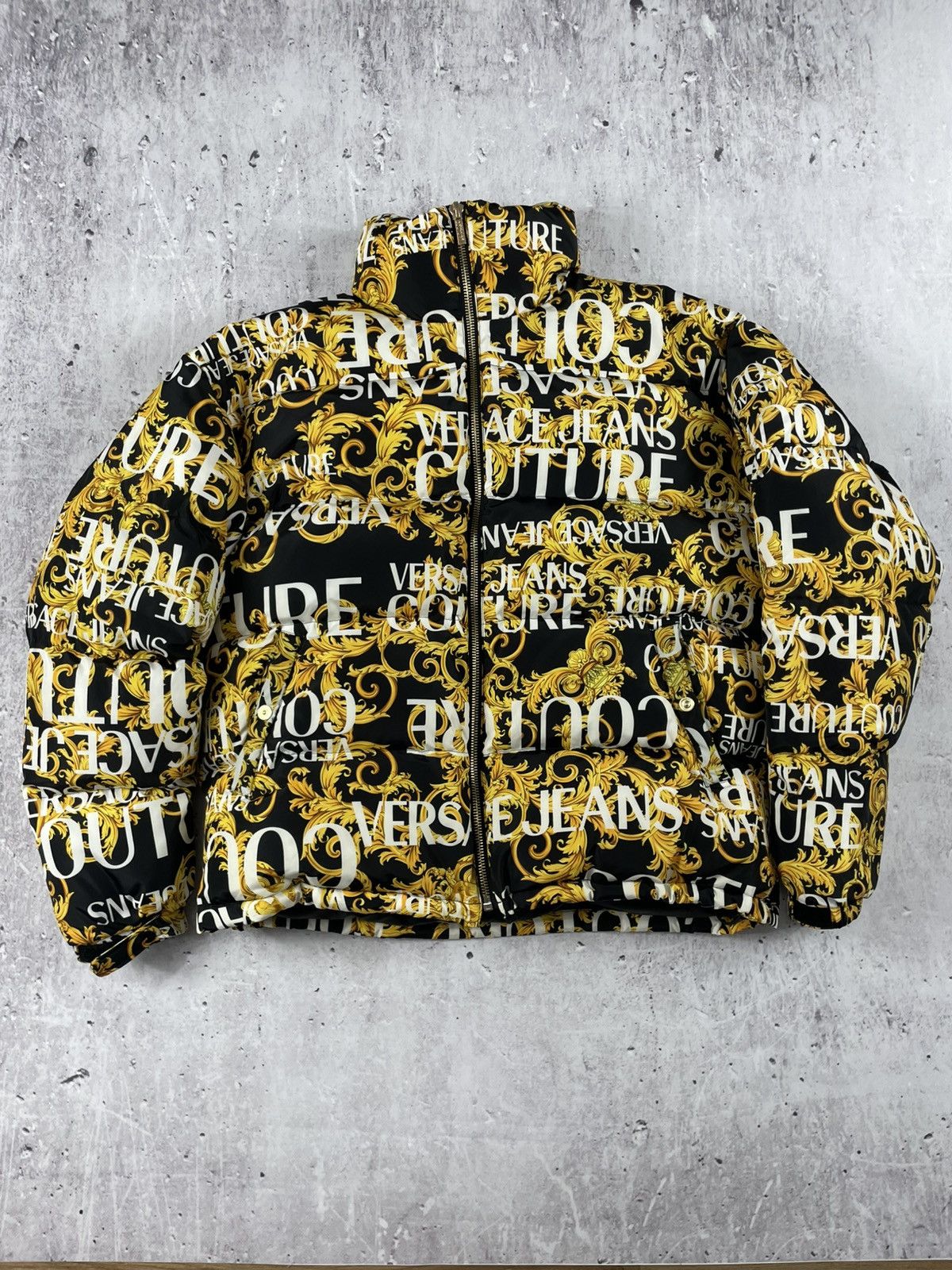 Versace × Versace Jeans Couture Versace Jeans Couture Down Puffer Logo Jacket Size US M / EU 48-50 / 2 - 1 Thumbnail