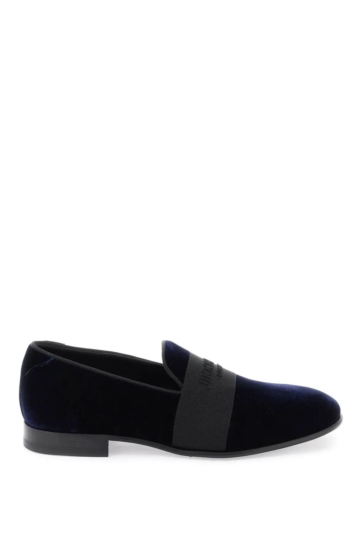 image of Jimmy Choo O1S22I1N0124 Thame Loafers In Blue Black, Men's (Size 8)