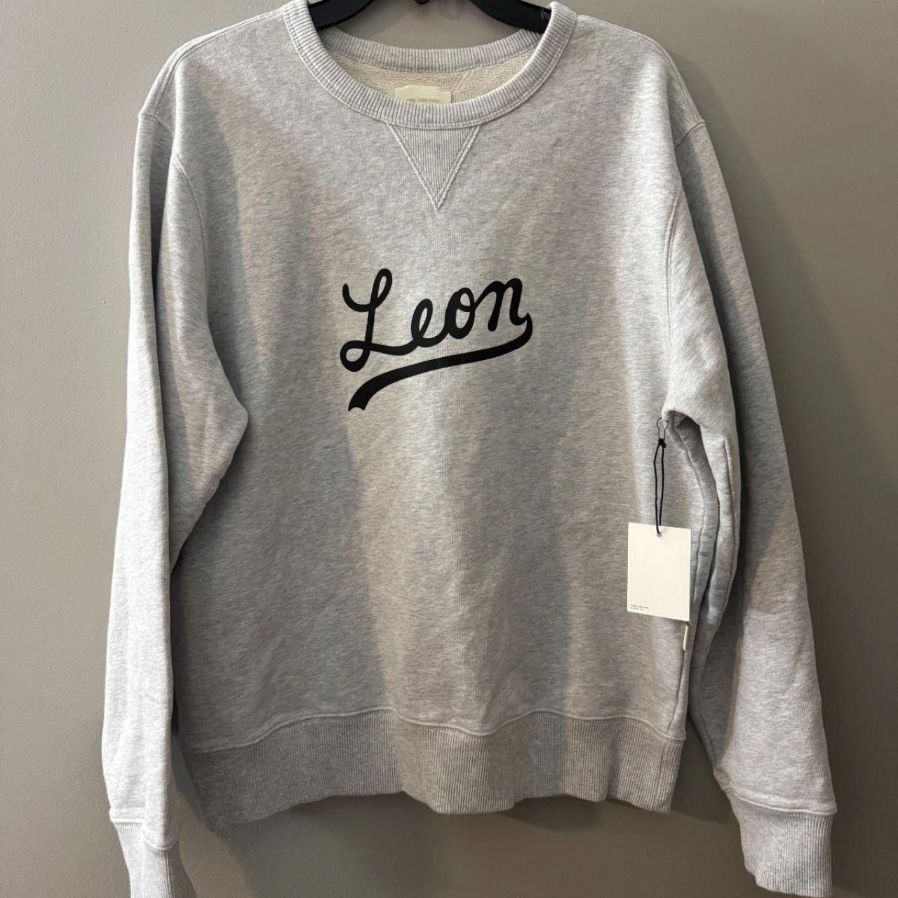 Aime Leon Dore Aime Leon Dore Grey Leon Script Text Sweater Size Medium M Size US M / EU 48-50 / 2 - 1 Thumbnail