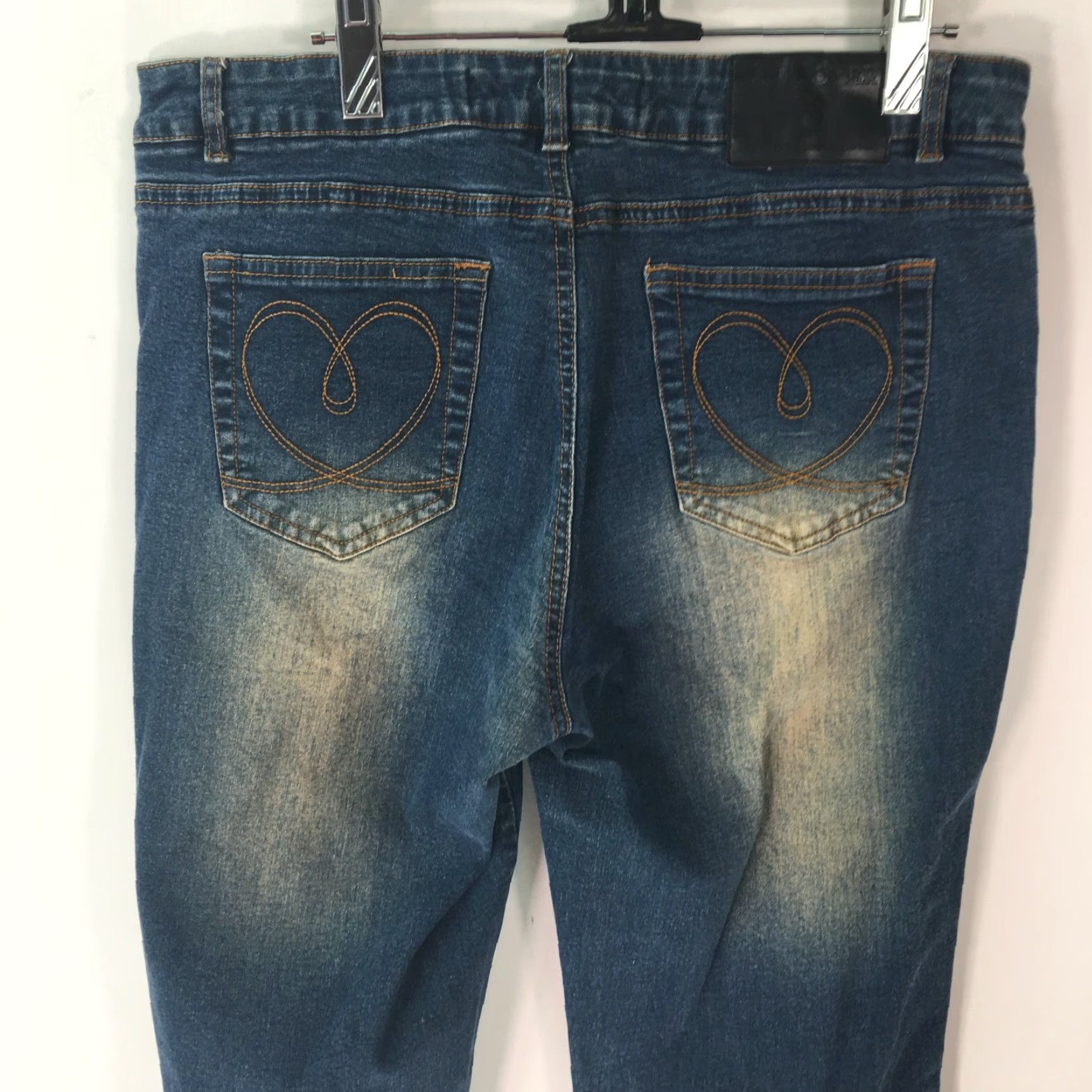 Joe Boxer VINTAGE Joe Boxer Women's Casual Straight Leg Jeans Size 13 Blue Denim Belt Loops 32-Inch Inseam Size 34" / US 12 / IT 48 - 4 Thumbnail