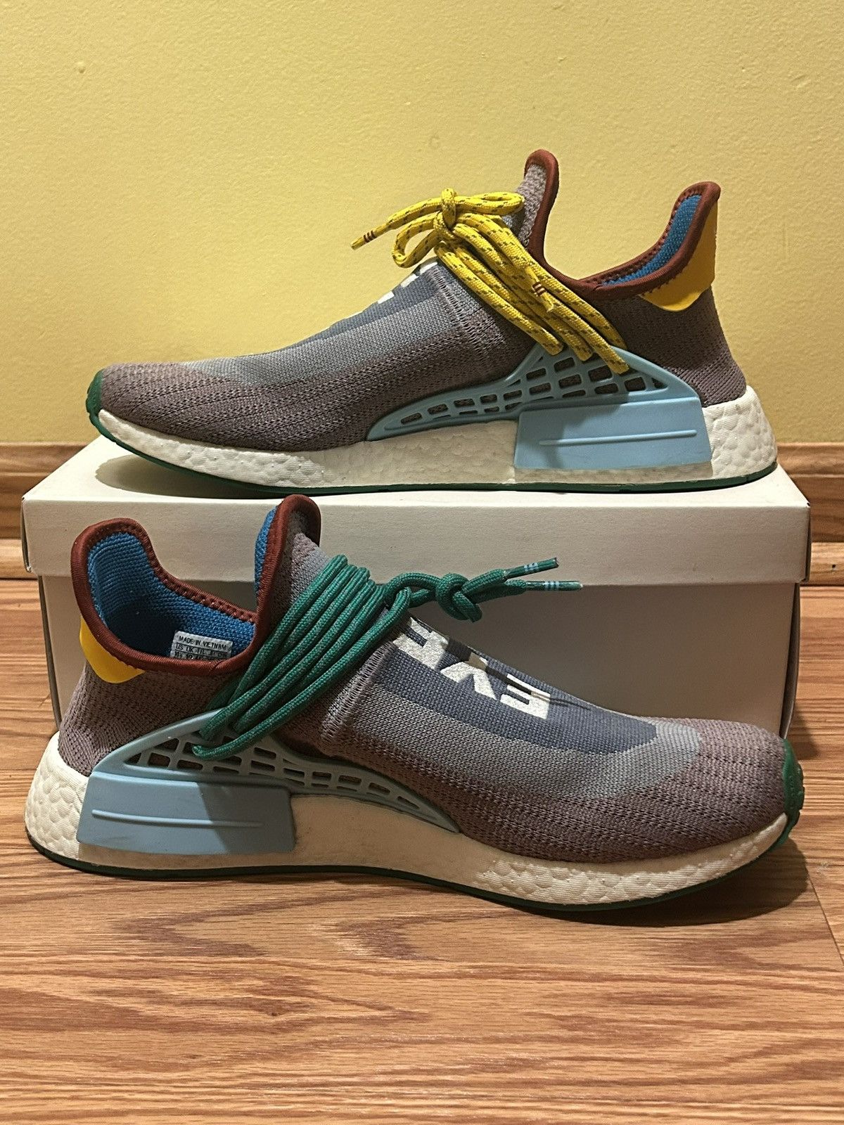 Adidas × Pharrell Size 10.5 - NMD HUMAN RACE EXTRA EYE PURPLE LEGACY G58412 Size US 10.5 / EU 43-44 - 2 Thumbnail