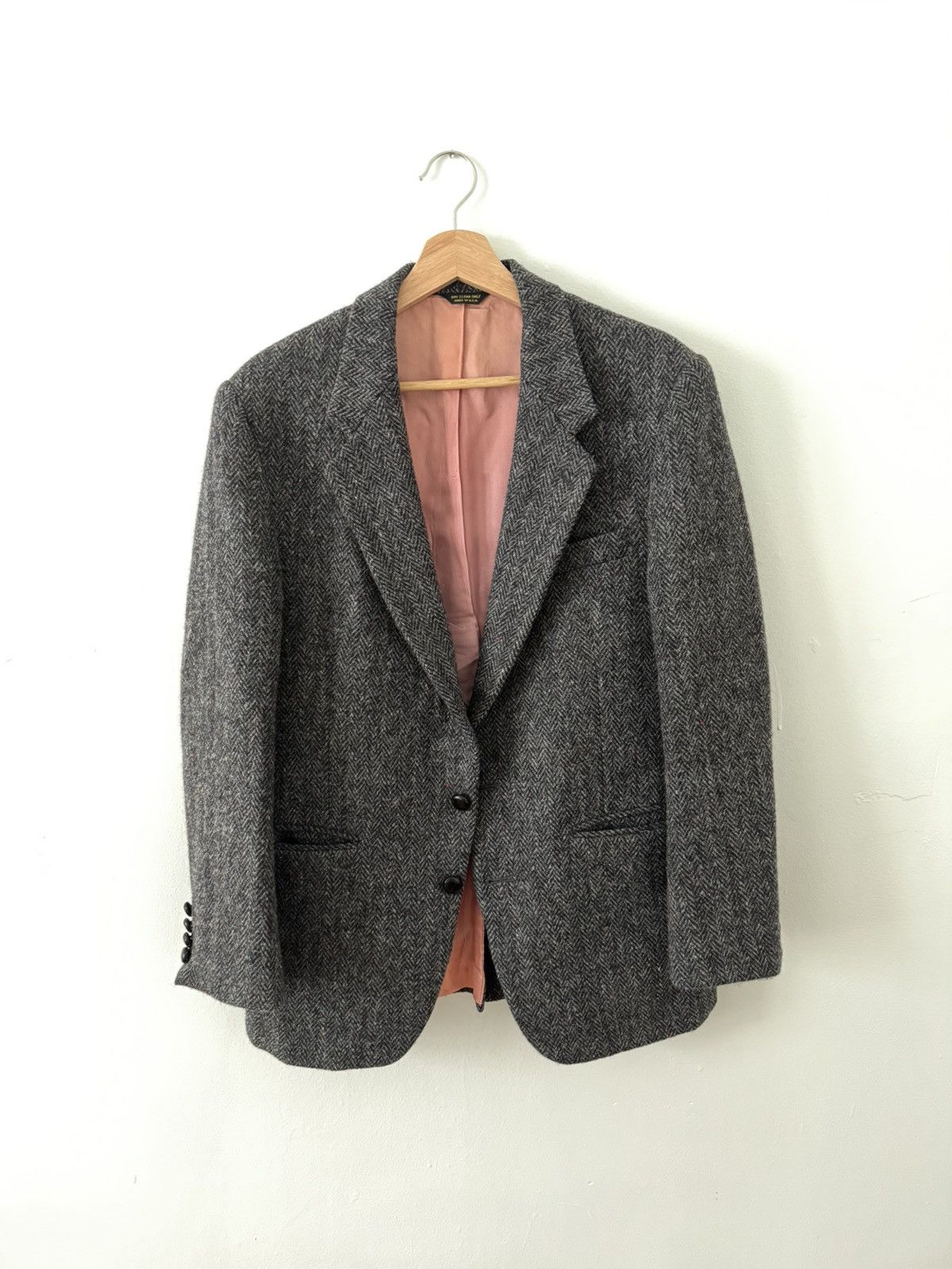 Harris Tweed Harris Tweed vintage grey overcoat Size US M / EU 48-50 / 2 - 1 Thumbnail