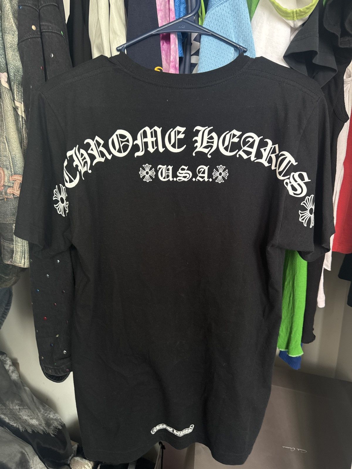 chrome hearts logo t-shirt