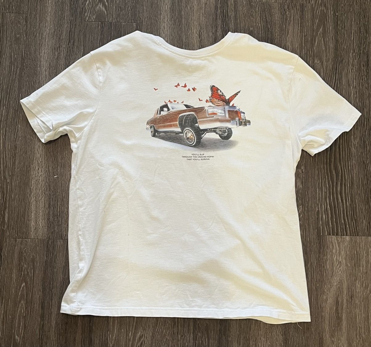 Kendrick Lamar White Kendrick Lamar To Pimp a Butterfly tee Size US XL / EU 56 / 4 - 1 Thumbnail