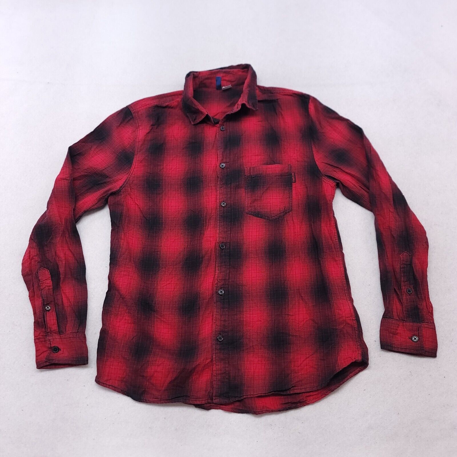 H&M H&M Divided Tartan Flannel Button Up Shirt Womens Size M Red Size M / US 6-8 / IT 42-44 - 2 Thumbnail
