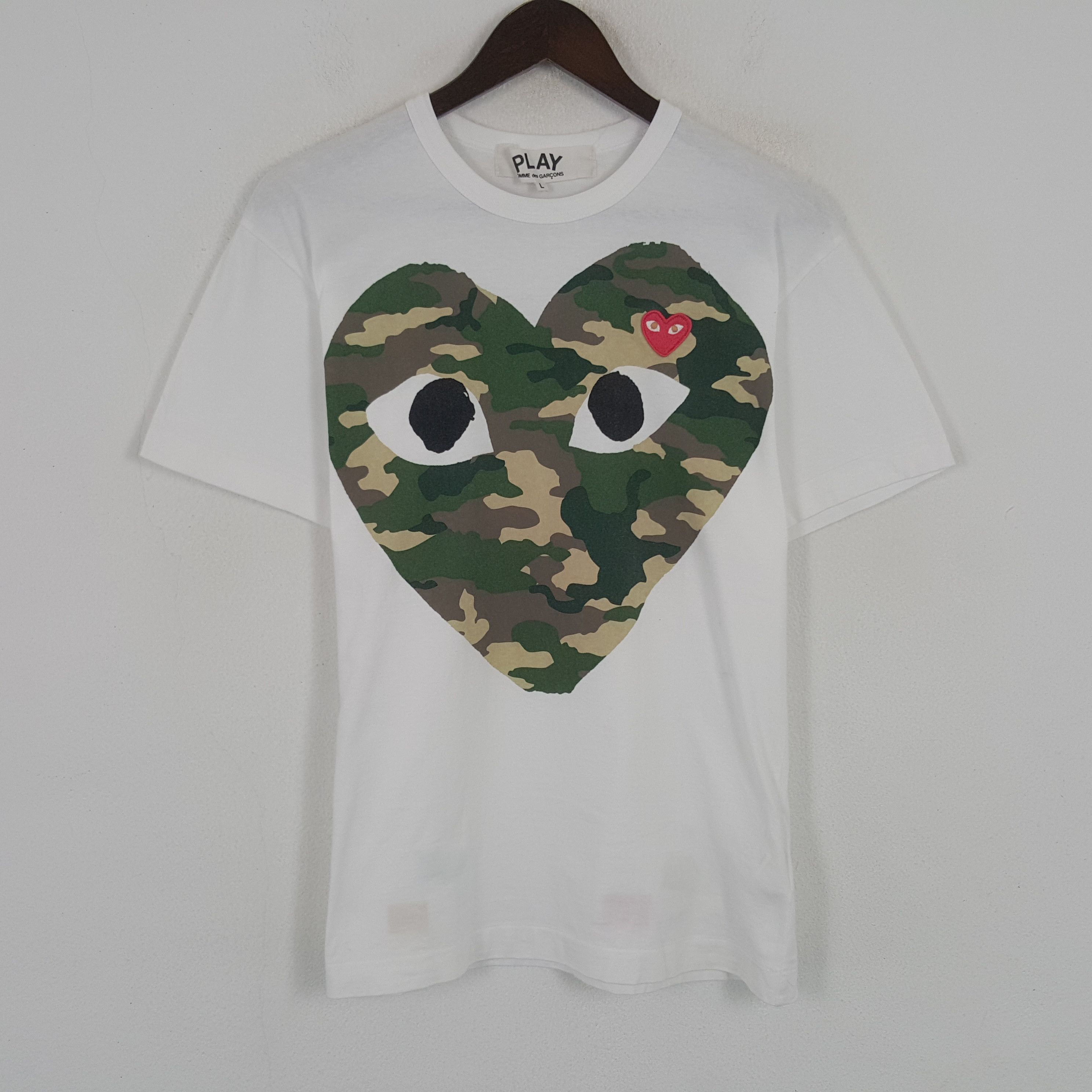Comme Des Garcons Play Camo | Grailed