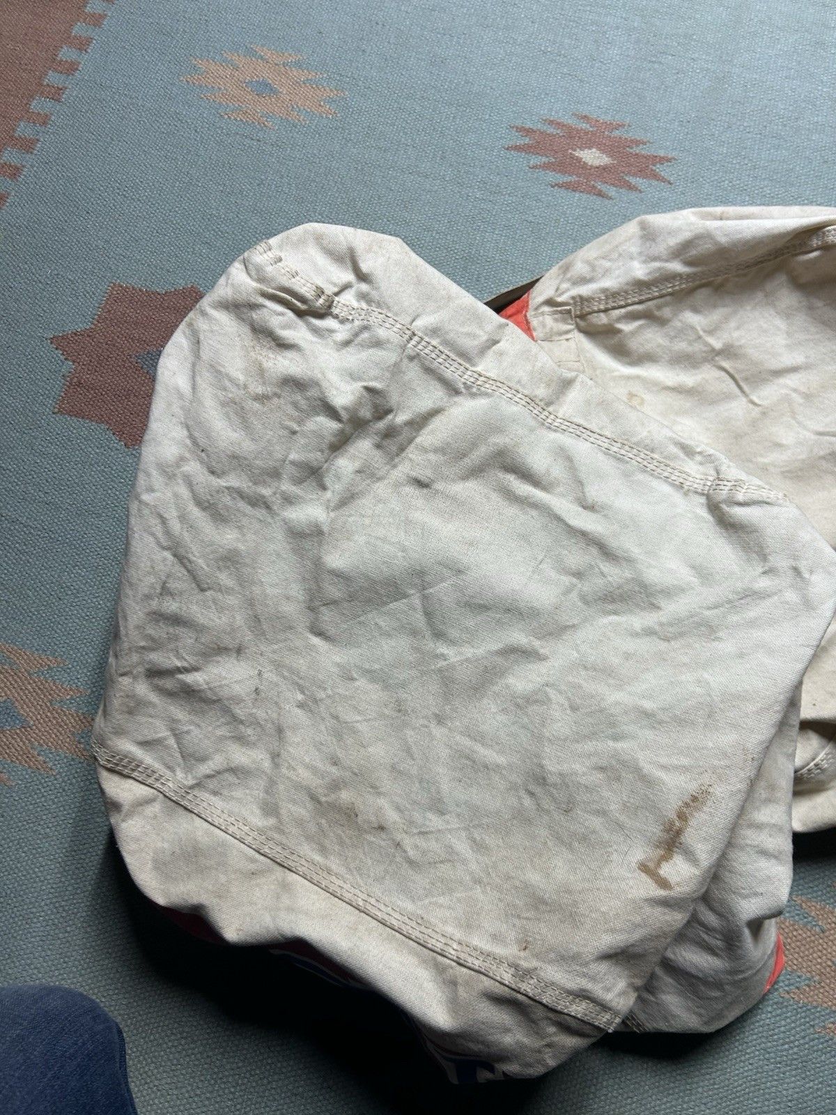 Vintage Vtg Detroit News newspaper saddle bag bicycle canvas newsboy Size ONE SIZE - 13 Thumbnail