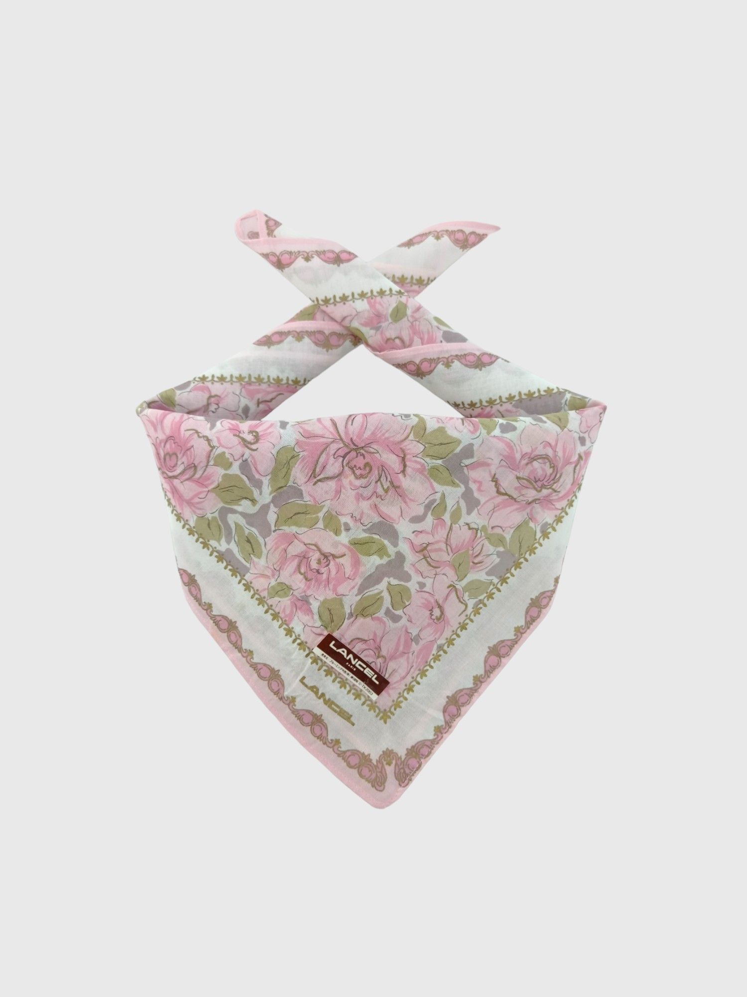 Lancel Vintage Lancel Handkerchief Neckerchief Bandana H151G Size ONE SIZE - 1 Thumbnail