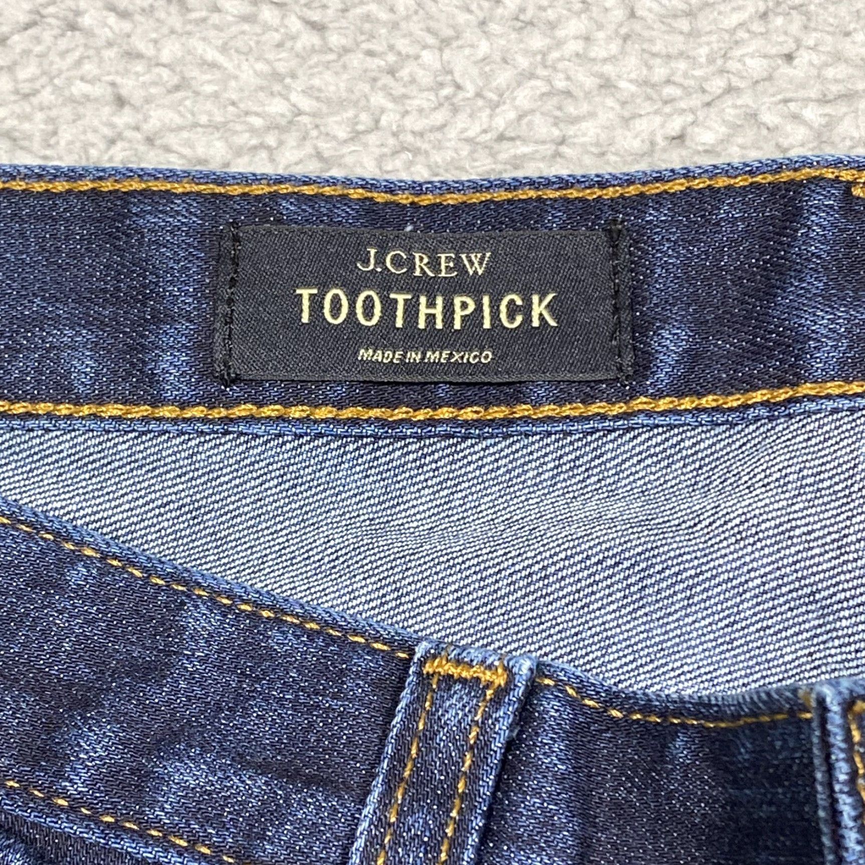 J.Crew J.Crew Toothpick Jeans Womens Size 31 Ankle Skinny Blue Denim Size 24" / US 00 / IT 34 - 4 Thumbnail