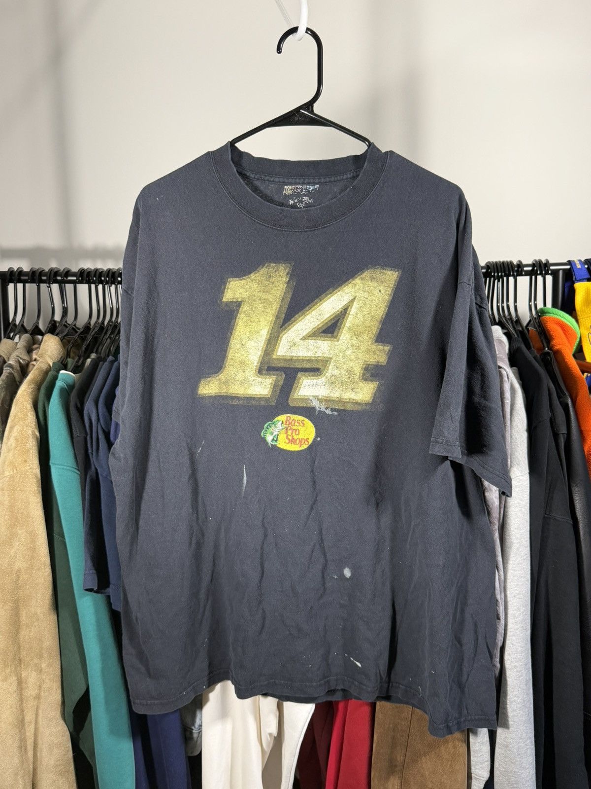 Other Vintage Tony Stewart #14 Bass Pro Fits XL Size US XL / EU 56 / 4 - 2 Thumbnail