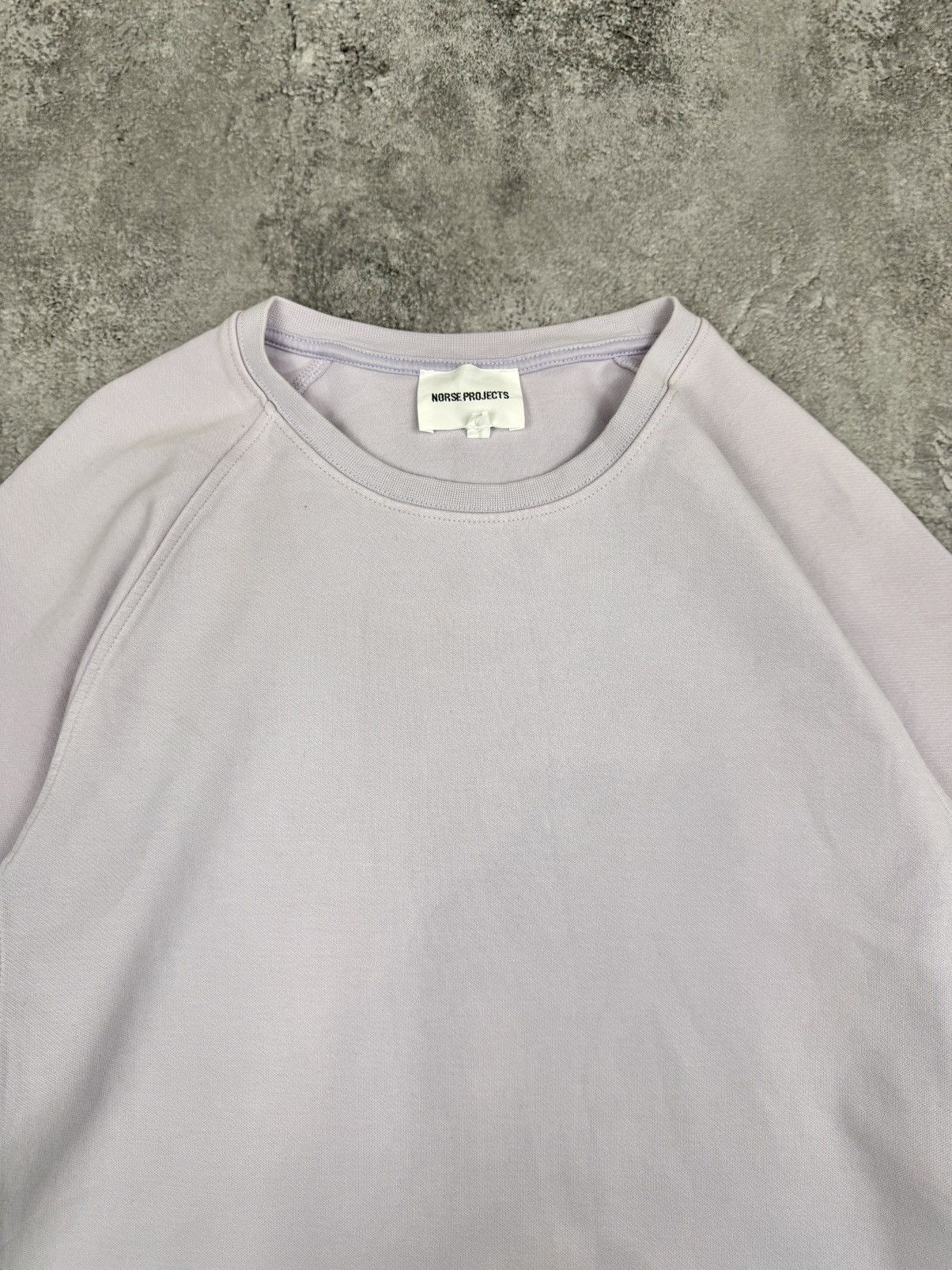 Norse Projects Norse Projects Women Interlock Sweatshirt Light Purple Size L / US 10 / IT 46 - 3 Thumbnail