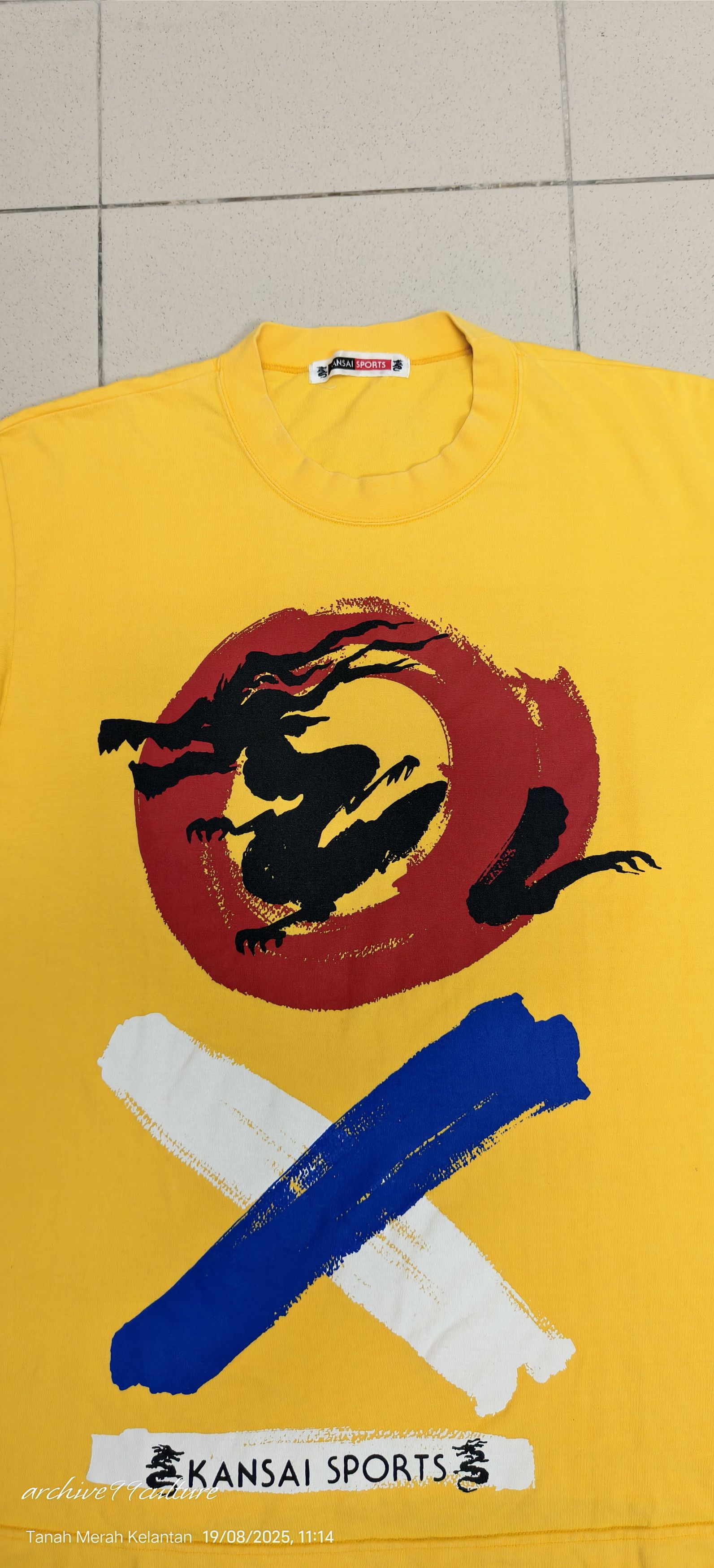Kansai Yamamoto Archive KANSAI SPORTS YAMAMOTO Big logo's LS shirt 90's Size US L / EU 52-54 / 3 - 8 Thumbnail