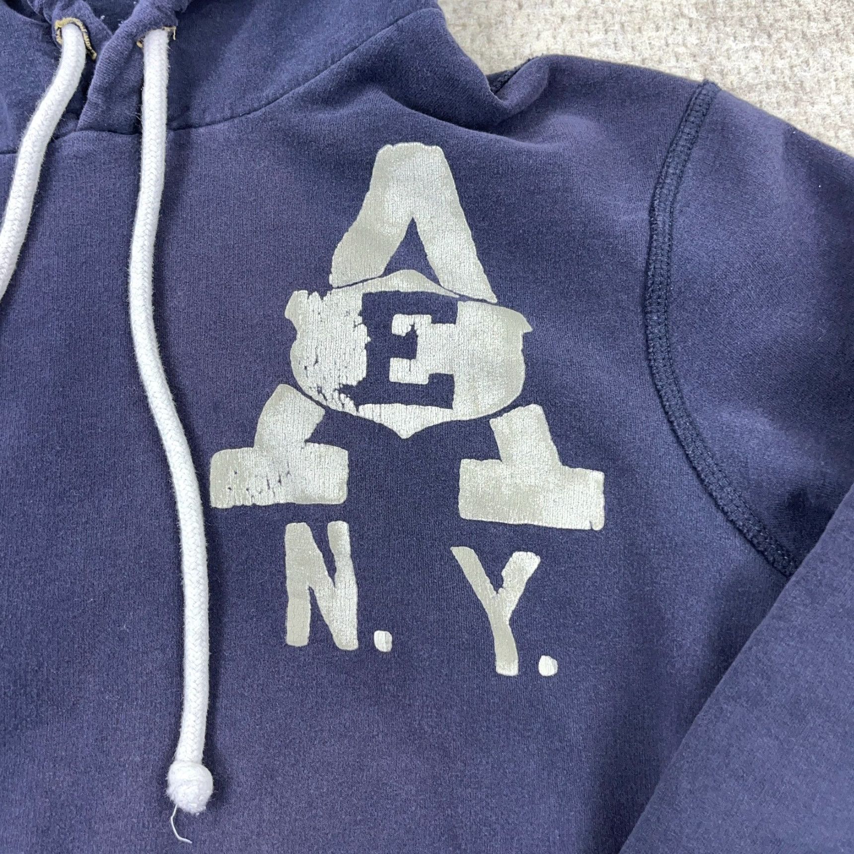 American Eagle Outfitters VINTAGE American Eagle Outfitters Hoodie Men L Blue Sweatshirt Faded Wings Grunge Size US L / EU 52-54 / 3 - 6 Thumbnail