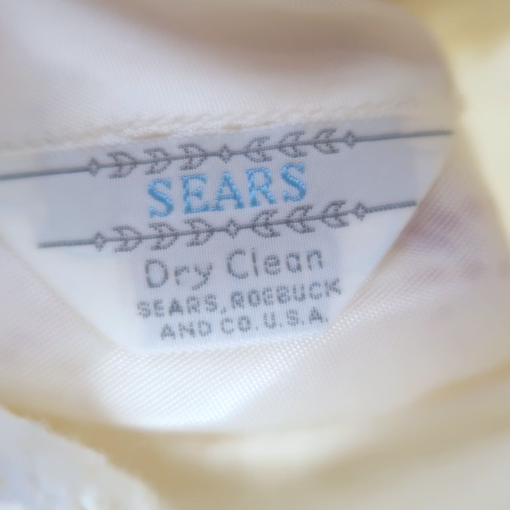 Sears VINTAGE Sears Cream Lace Knit High Neck Midi Sheath Dress XS Size XS / US 0-2 / IT 36-38 - 6 Thumbnail