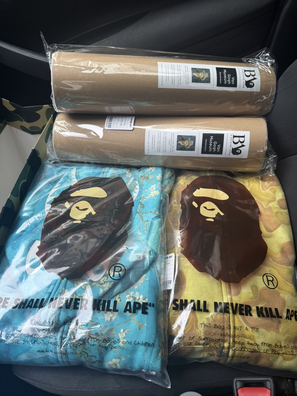 Bape BAPE X VAN GOGH museum Ape Head Canvas medium Size US M / EU 48-50 / 2 - 2 Thumbnail