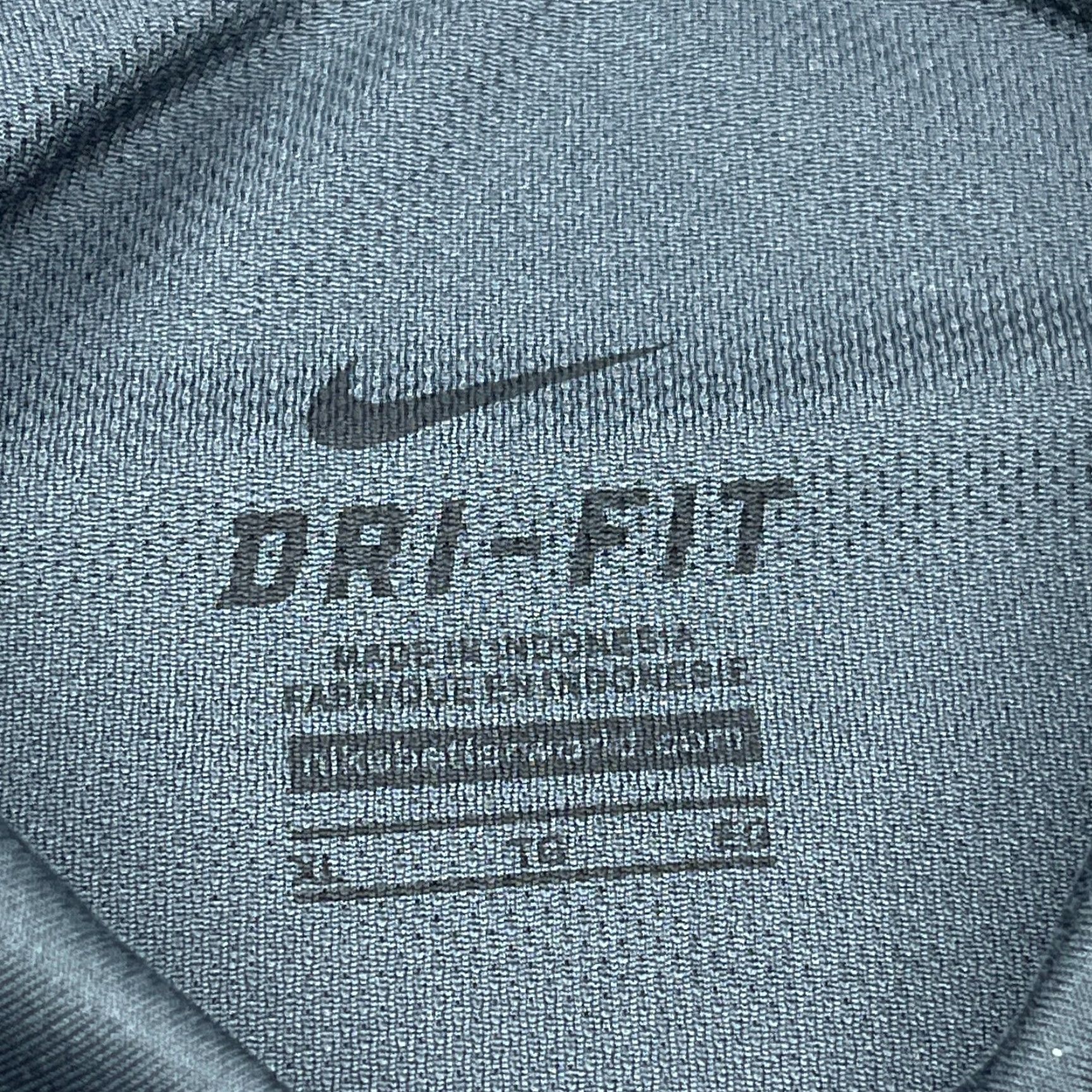 Nike Nike Polo Shirt Men XL Gray White Dri-Fit Performance Golf Pickleball Adult Size US XL / EU 56 / 4 - 3 Thumbnail