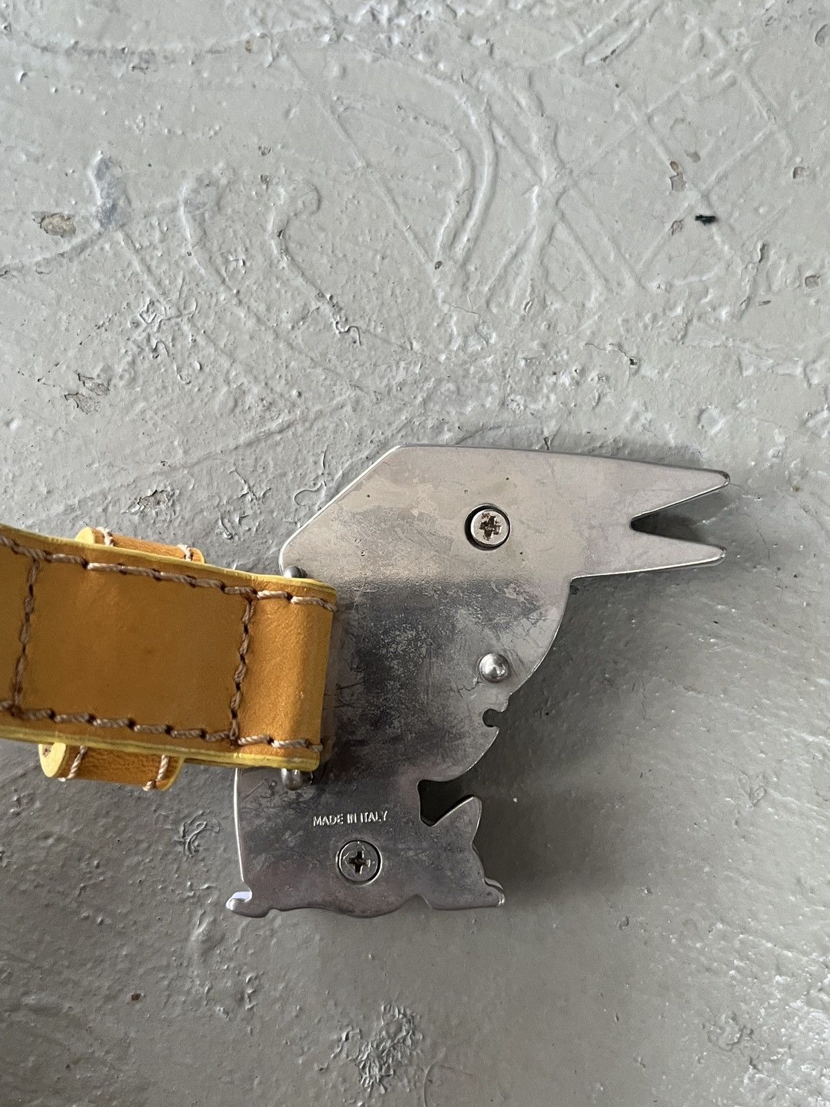 Dsquared2 Rare Archive Dsquared2 Leather Belt Dog Buckle AvantGarde Size ONE SIZE - 8 Thumbnail