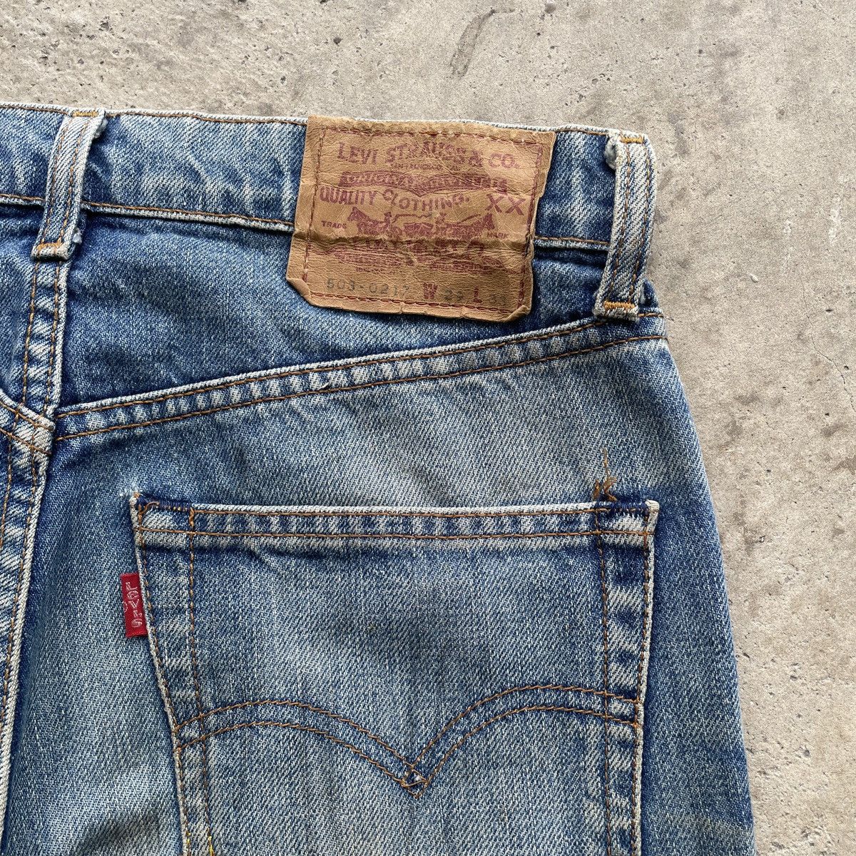 Levi's Vintage Clothing W28 Vintage Levi’s 503 Jeans RUSTY Denim Faded Pants Size US 28 / EU 44 - 8 Thumbnail