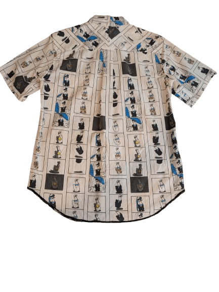 Number (N)ine NUMBER (N)INE SS02 MODERN AGE COMIC STRIP SHIRT Size US L / EU 52-54 / 3 - 19 Thumbnail