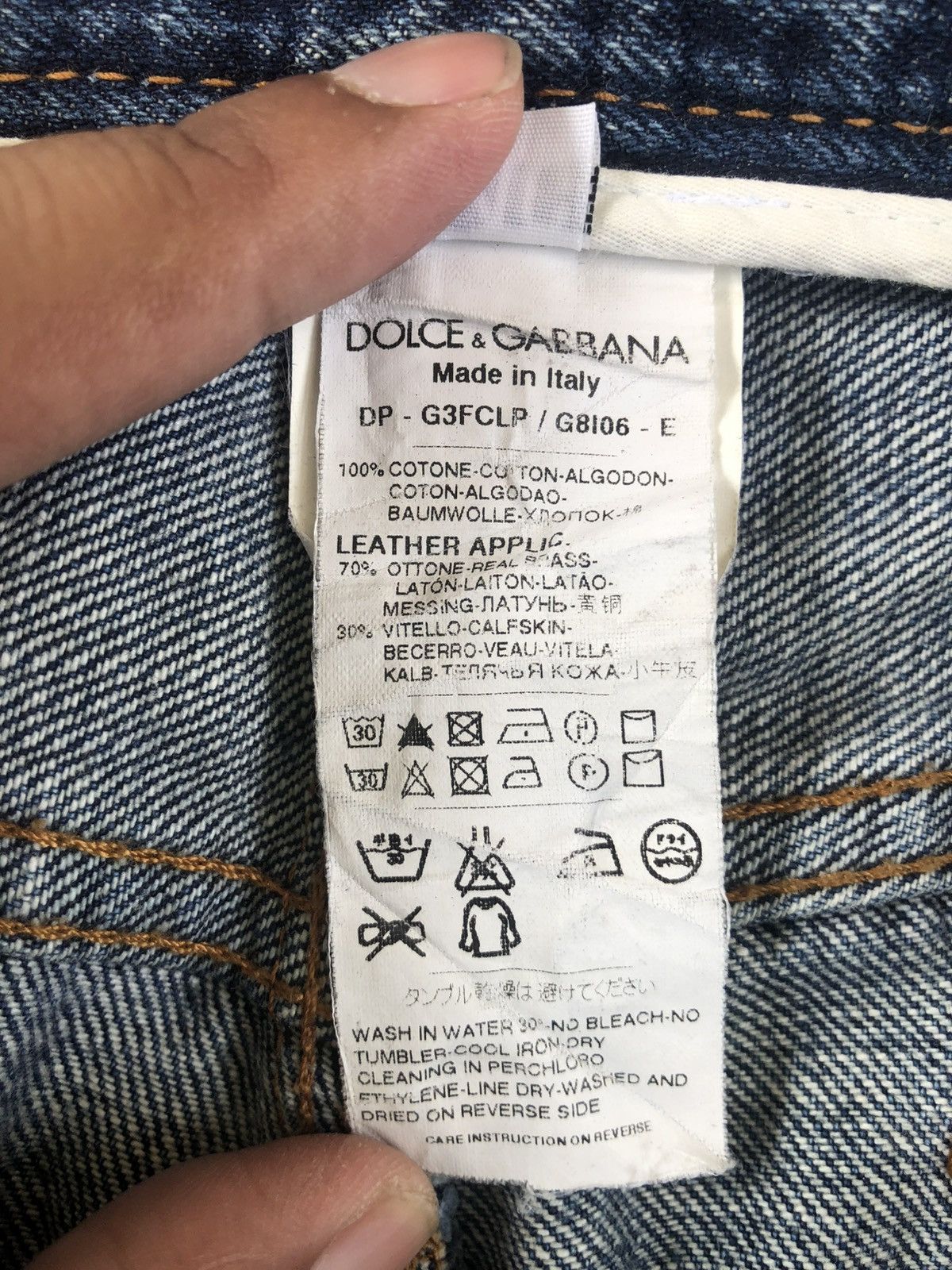 Dolce & Gabbana Distressed Jeans