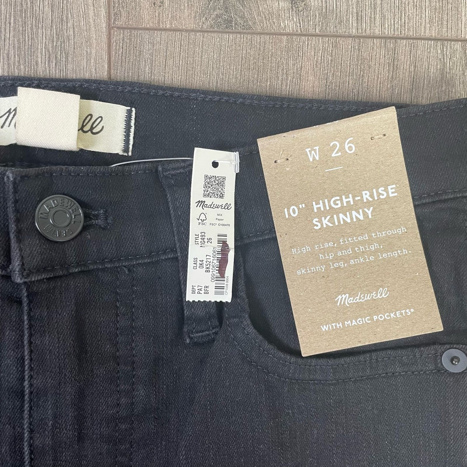 Madewell Madewell 10" High Rise Ankle Frost Denim Jeans US Women's 26 Size 26" / US 2 / IT 38 - 3 Thumbnail