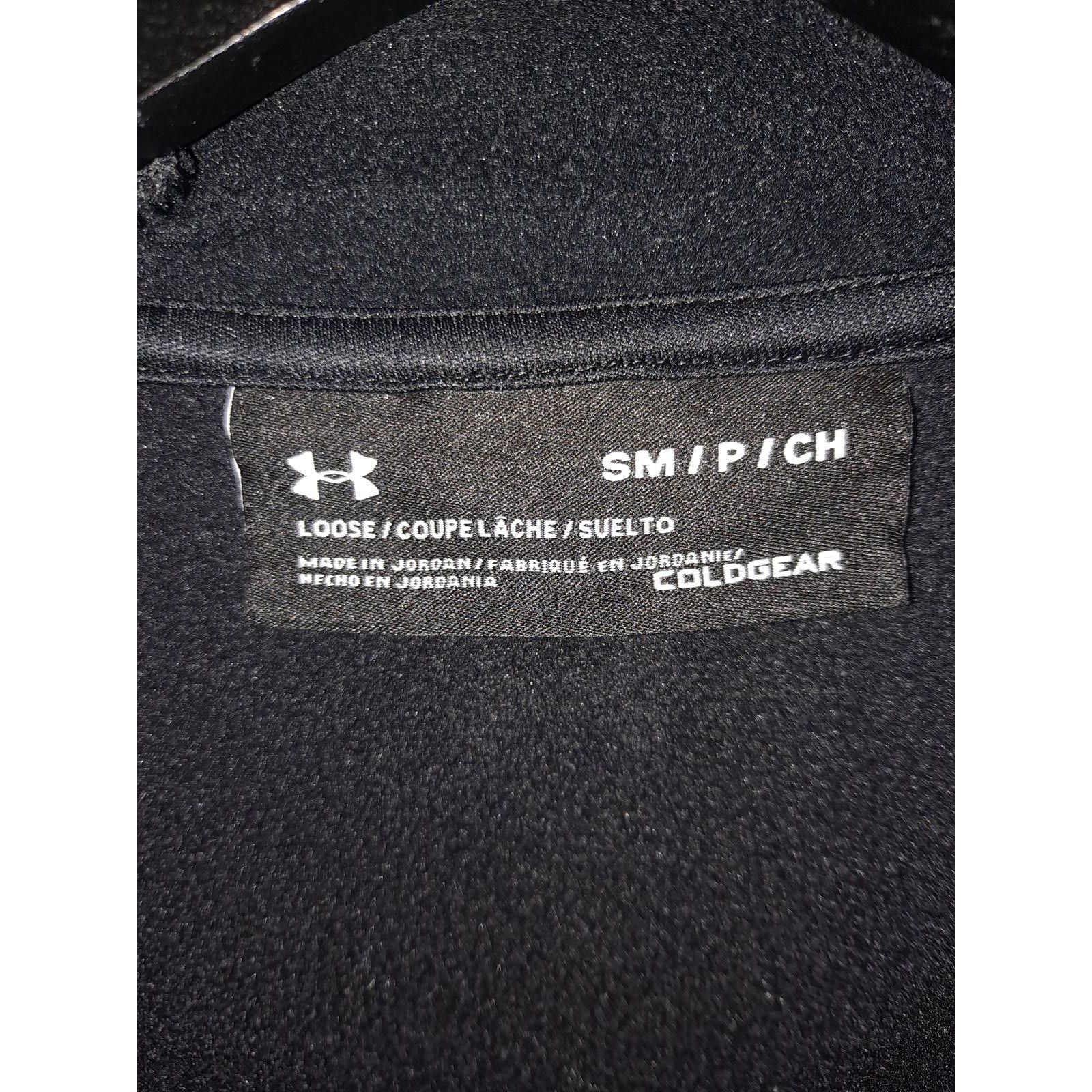 Under Armour Under Armour Black with Logo on the Front Hooded Sweatshirt Size US S / EU 44-46 / 1 - 3 Thumbnail