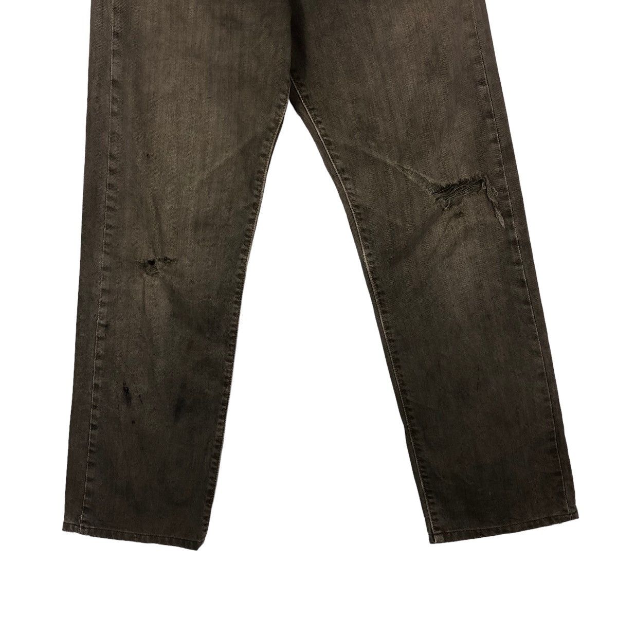 Levi's 🔥VINTAGE DENIM JEANS LEVI’S BIKER WEAR DISTRESSED Size US 30 / EU 46 - 5 Thumbnail