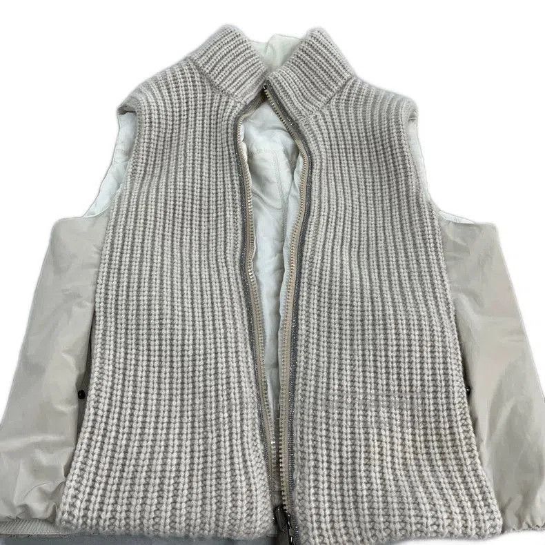 Brunello Cucinelli Brunello Cucinelli Reversible Cashmere Down Vest. Size US XS / EU 42 / 0 - 1 Thumbnail