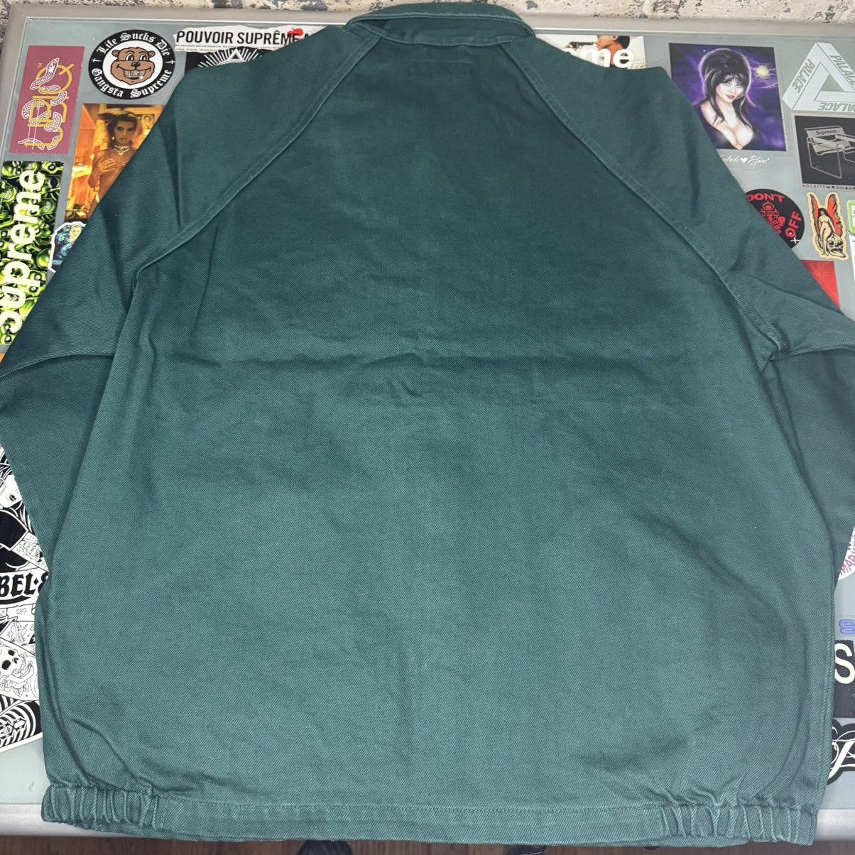 Supreme Arc Denim Coaches Jacket SS25 Green Large Brand New