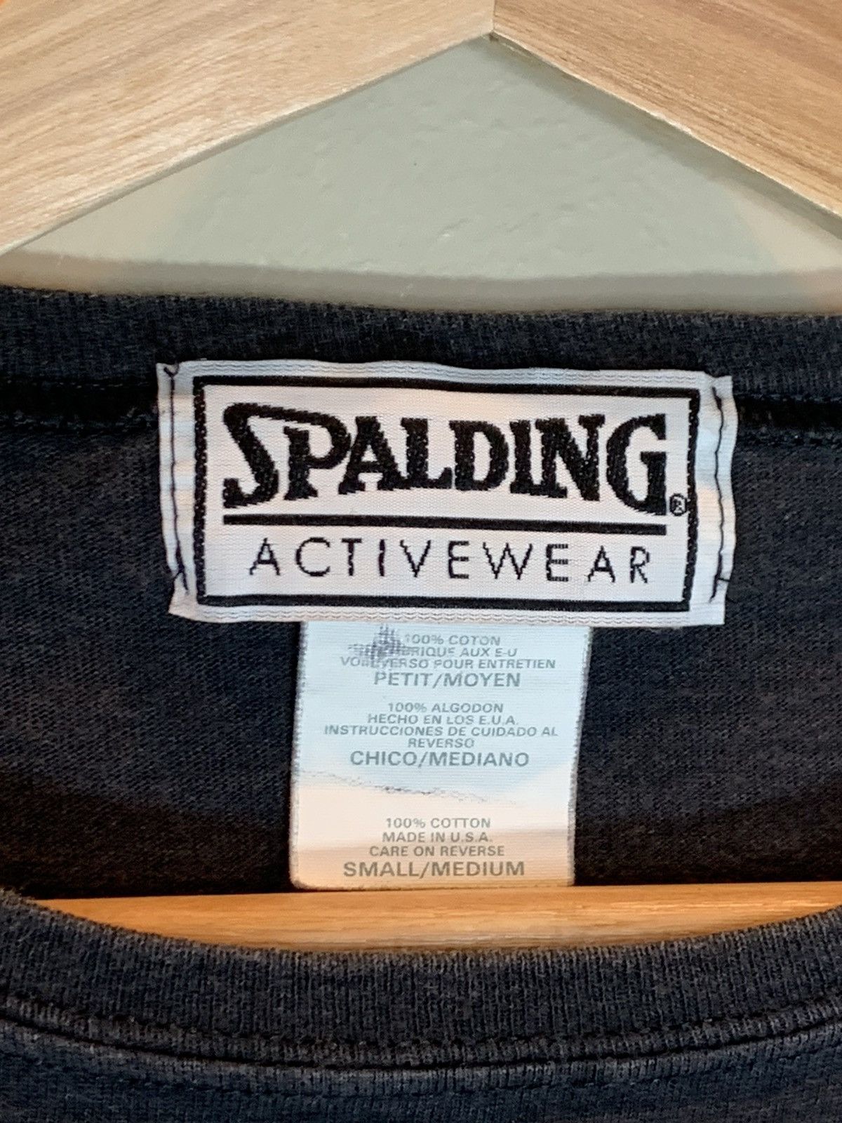Spalding *RARE* Vintage Spalding Basketball Faded Single Stitch Shirt Size US M / EU 48-50 / 2 - 8 Thumbnail