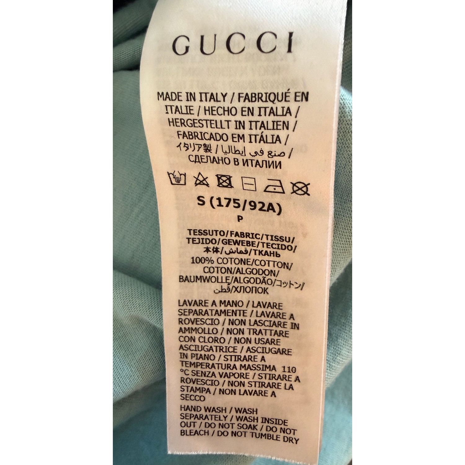 Gucci Gucci Blue 'Marylin Monroe' T-Shirt Size S / US 4 / IT 40 - 5 Thumbnail