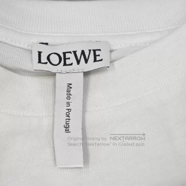 Loewe Loewe White Back Elephant Pattern Short Sleeve Size L / US 10 / IT 46 - 5 Thumbnail