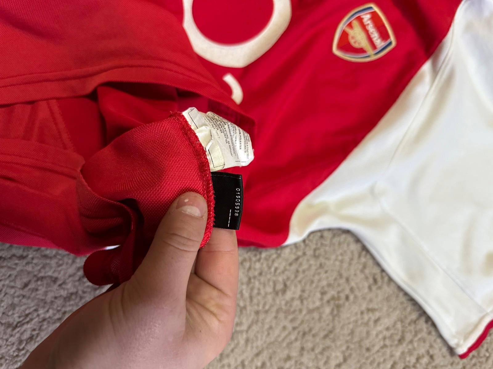 Nike Arsenal 2002/04 Nike Football Soccer Jersey Sz XL(Boys) Size US XS / EU 42 / 0 - 6 Thumbnail