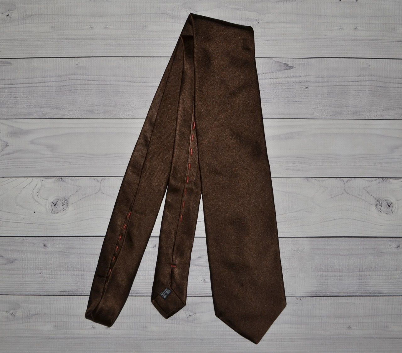 Pal Zileri Pal Zileri Brown Silk Tie Size ONE SIZE - 2 Thumbnail
