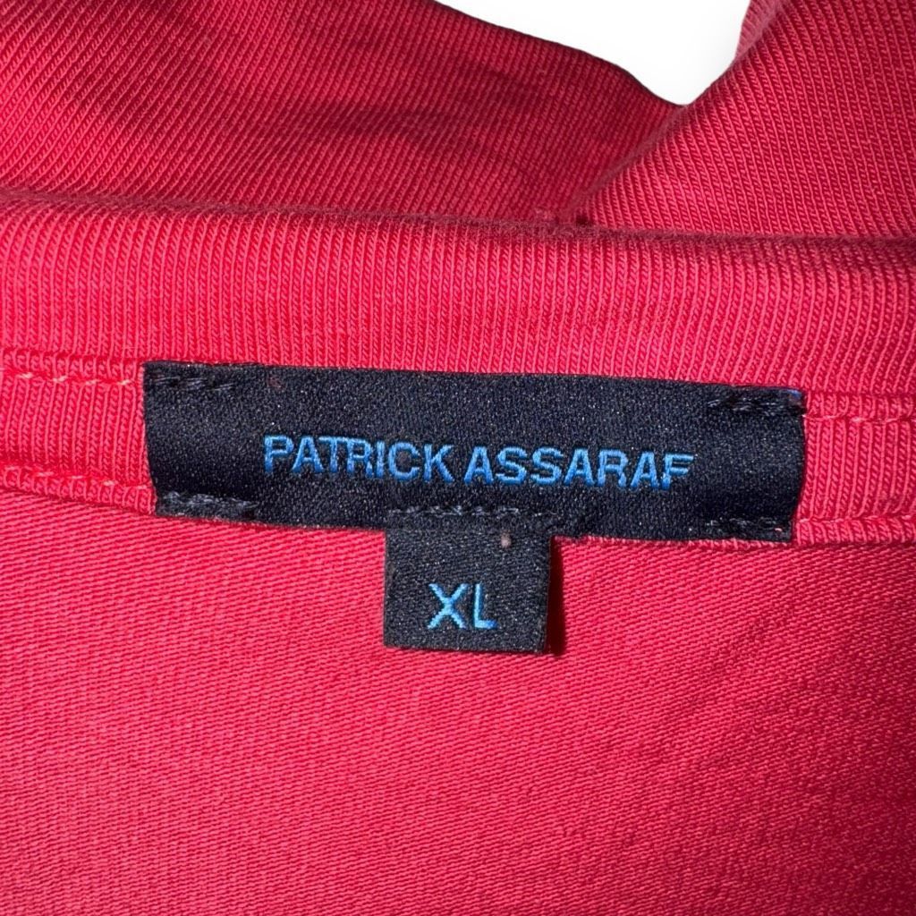 PATRICK ASSARAF Red Patrick Assaraf 1/4 Zip Pima Cotton Sweater Size XL Size US XL / EU 56 / 4 - 2 Thumbnail