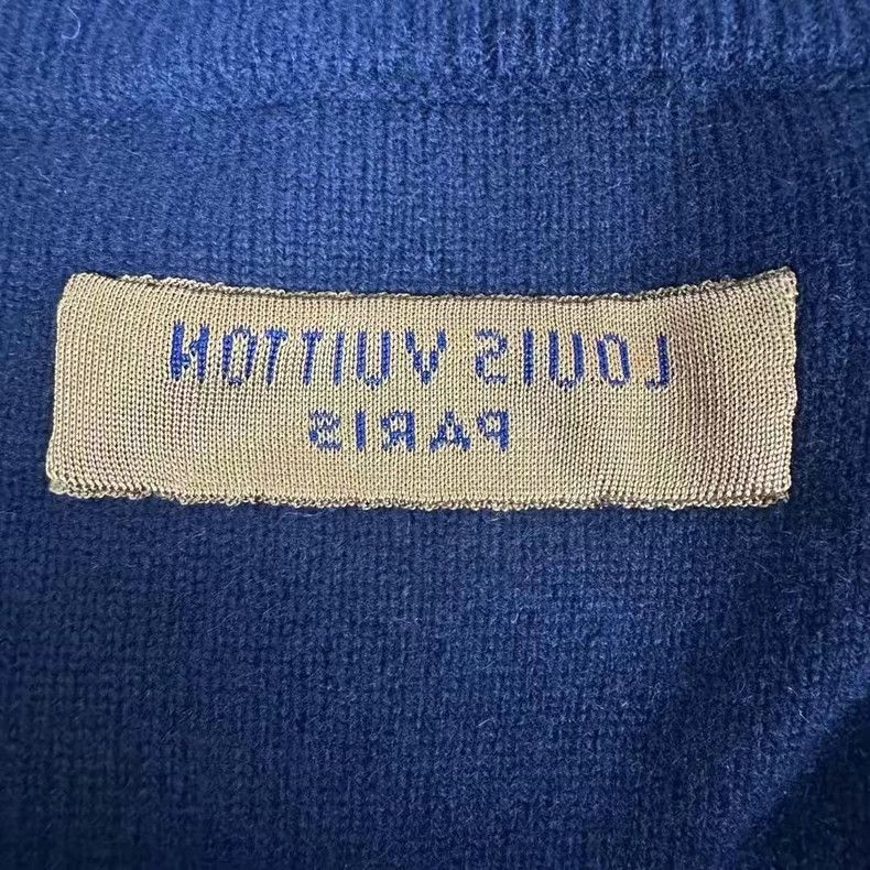 Louis Vuitton Louis Vuitton SS23 logo cuffs knitted cashmere sweater long Size US XL / EU 56 / 4 - 4 Thumbnail