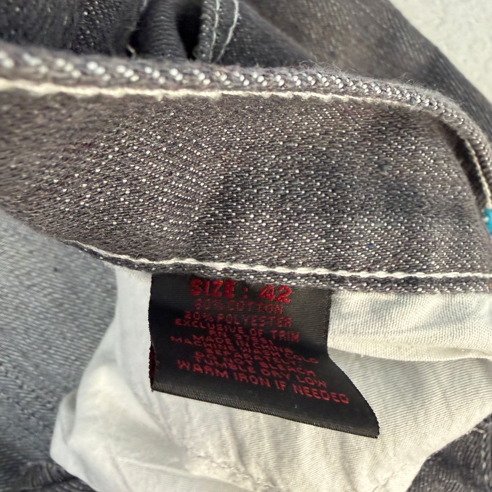 Vintage Vintage Red Ape Jeans 42x30 Embroidered Baggy Skater Cyber Size US 42 / EU 58 - 6 Thumbnail