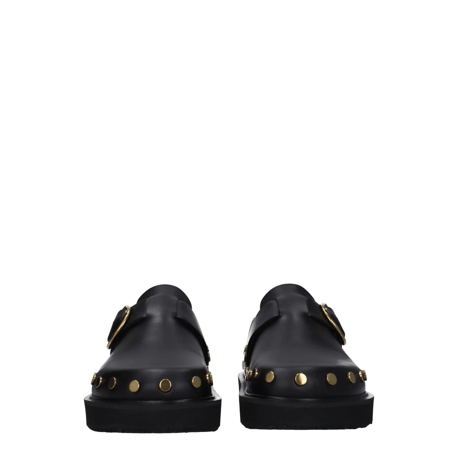 Isabel Marant ob1o1e1124 Leather Slippers & Clogs in Black Size US 6 / IT 36 - 3 Thumbnail