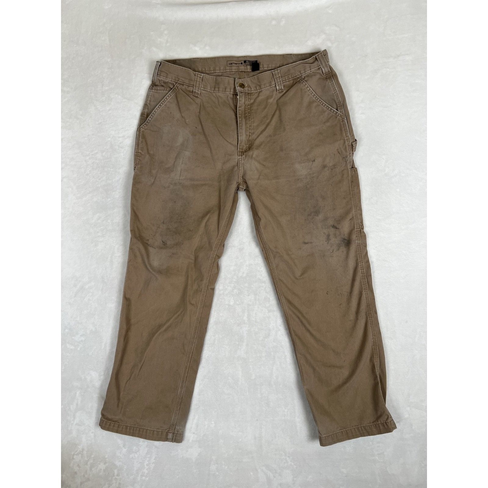 Carhartt Carhartt Work Pants B324 DKH 38×30 Relaxed Fit Distressed Kh Size US 38 / EU 54 - 2 Thumbnail