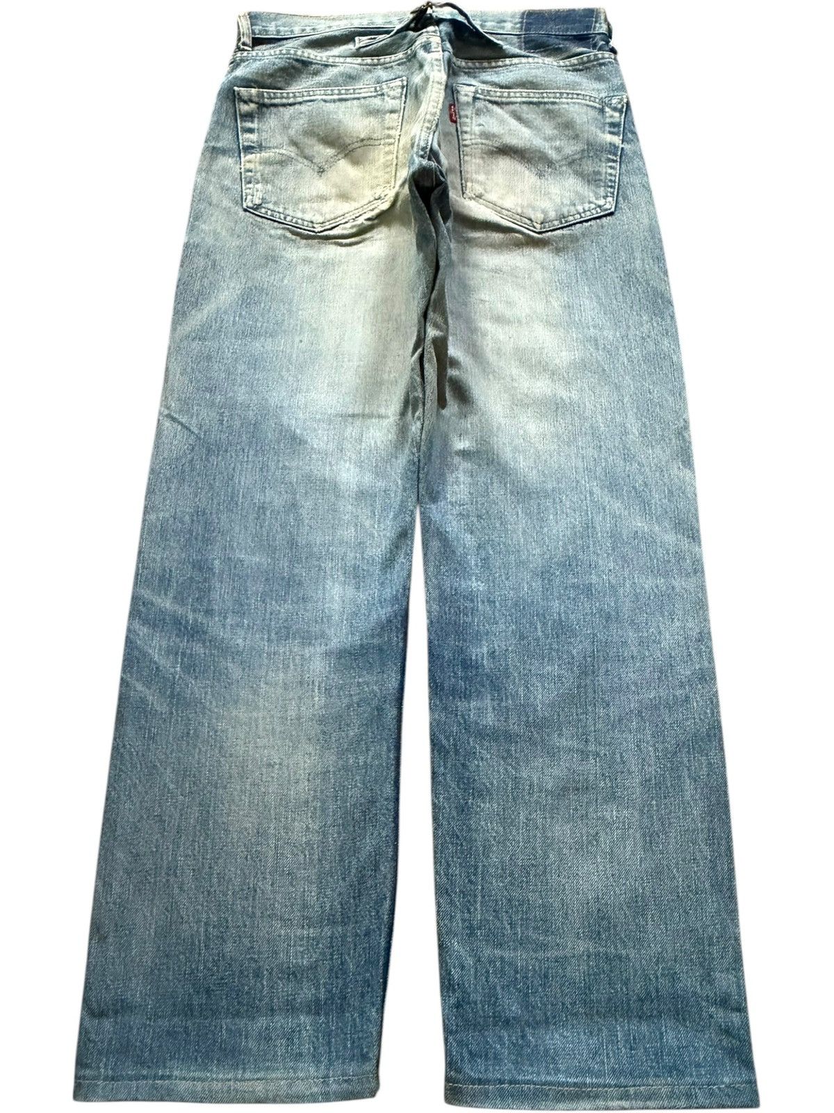 Levi's Vintage 90s Levis 701XX Big E Selvedge Buckle Back Jeans Size US 30 / EU 46 - 2 Thumbnail