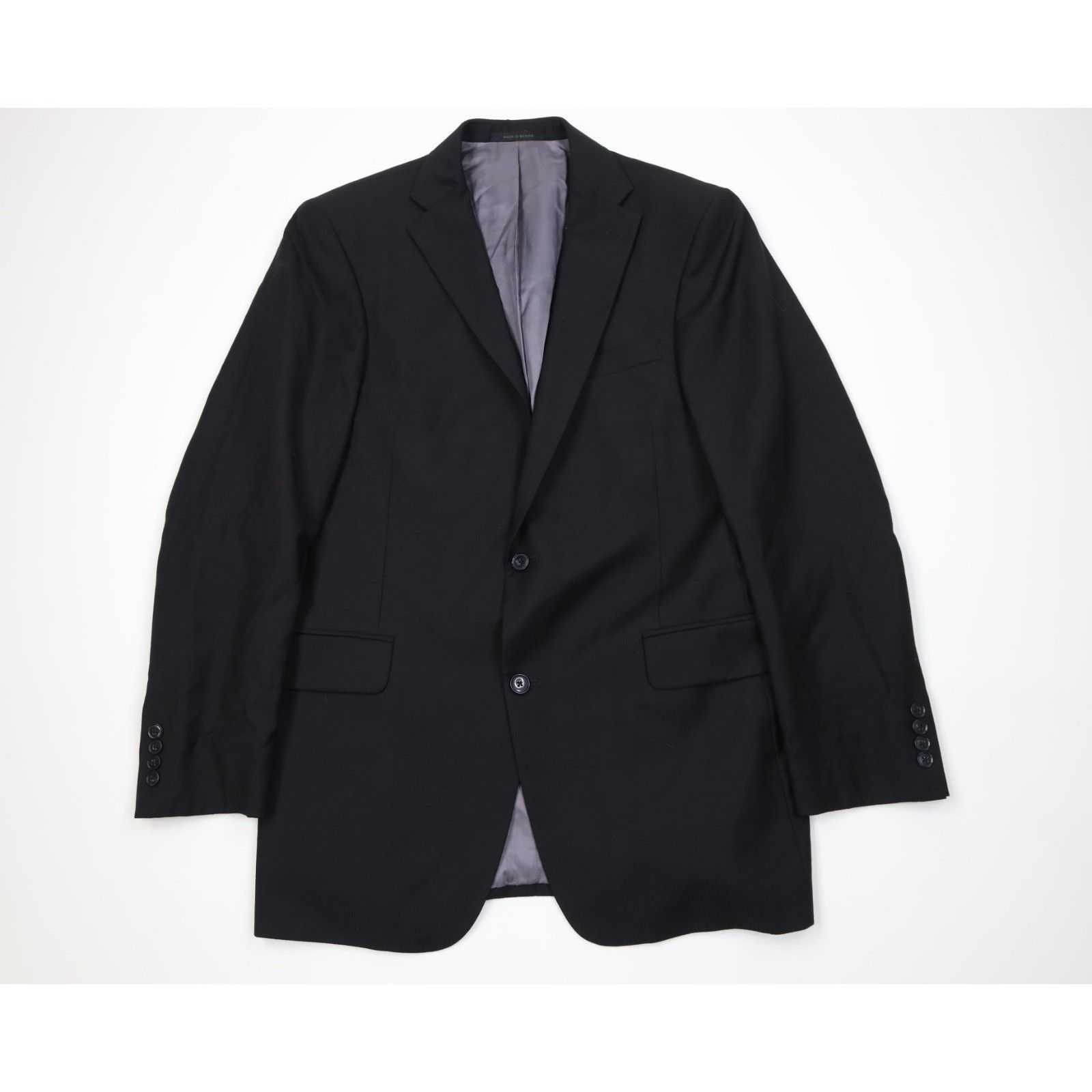 Vintage Vintage 90s Streetwear 2 Piece Worsted Wool Suit Striped Size 42L - 2 Thumbnail