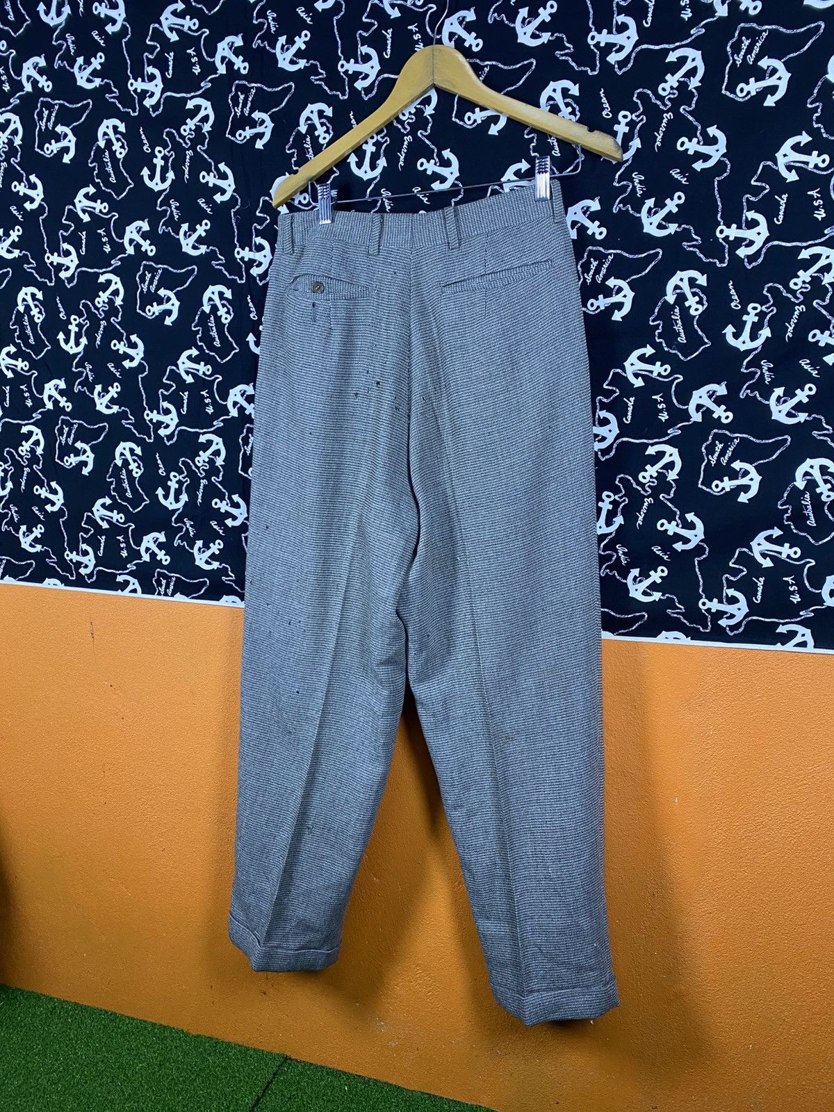 Yohji Yamamoto Y’s by Yohji Yamamoto Grey Wool Trousers Tailored Pants Size US 28 / EU 44 - 12 Thumbnail