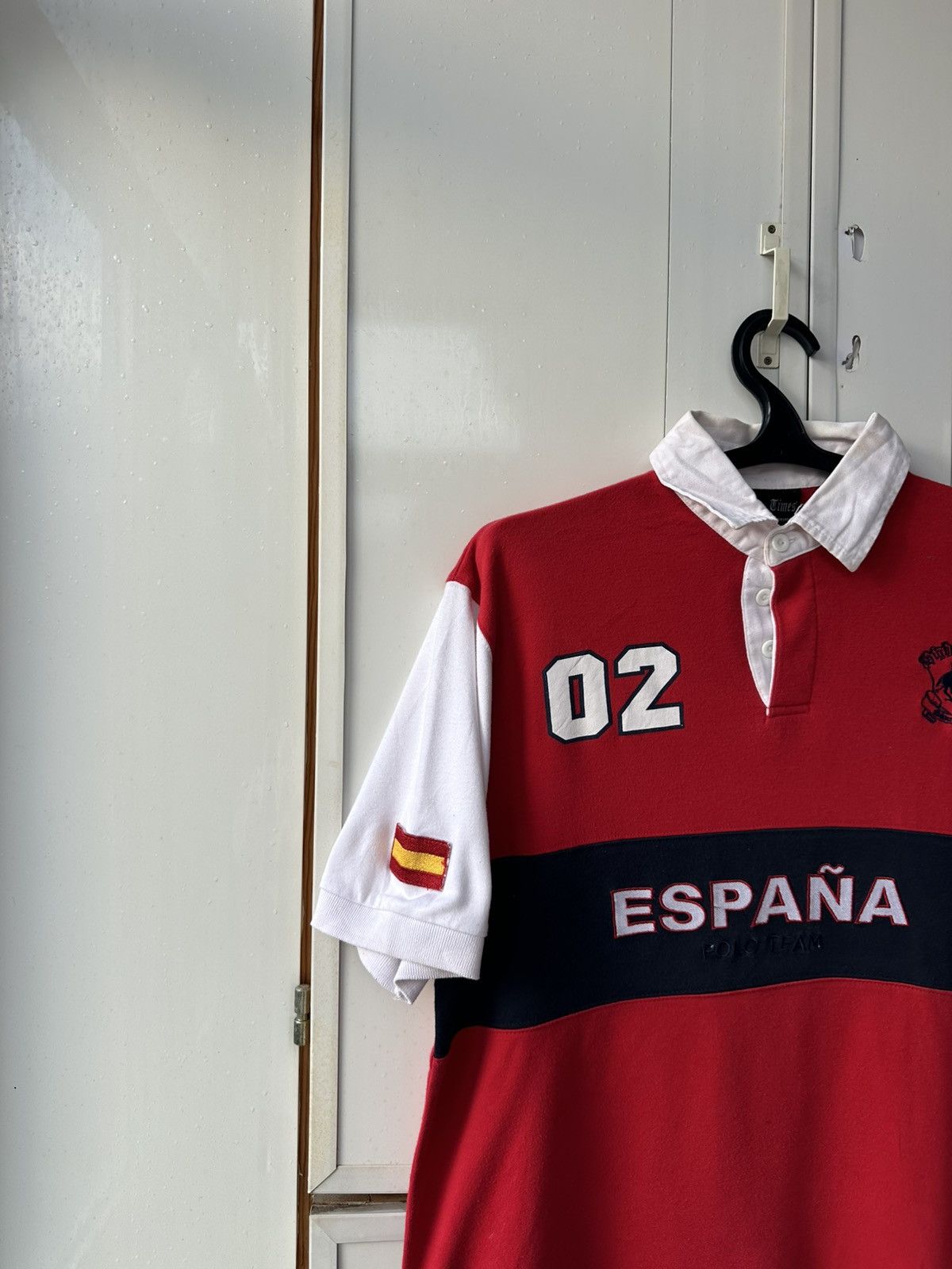 Polo Ralph Lauren Vintage Espana Polo Ralph Style Logo Red Size US L / EU 52-54 / 3 - 3 Thumbnail