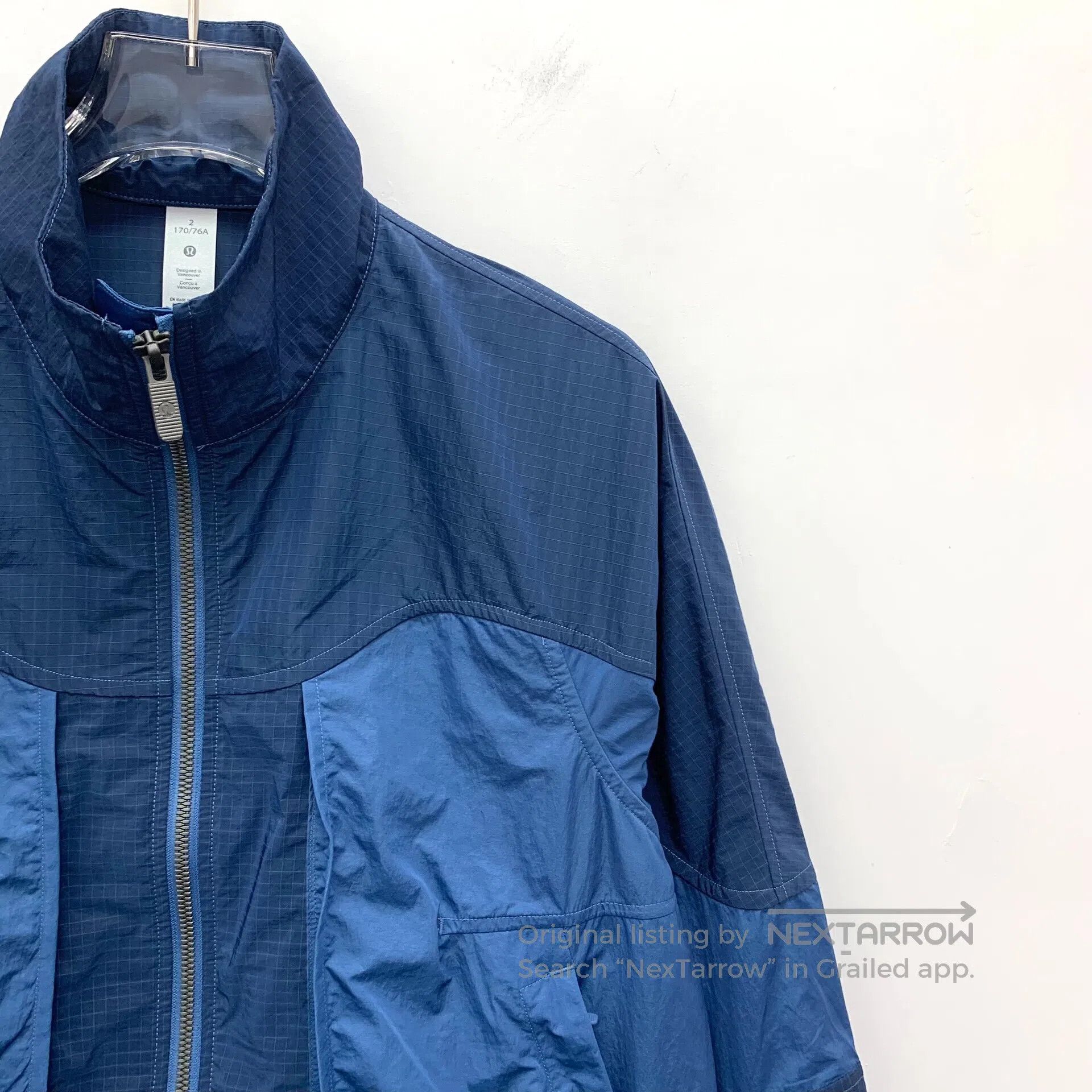 Lululemon Lululemon Dark blue stand collar zipper long sleeve waterp Size US M / EU 48-50 / 2 - 3 Thumbnail