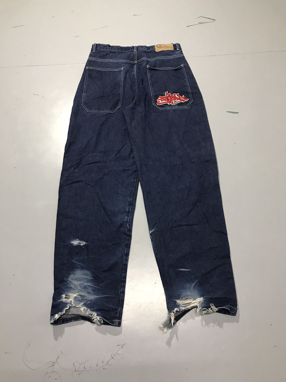 Southpole Vintage Tribal embroidered denim Size US 34 / EU 50 - 1 Thumbnail
