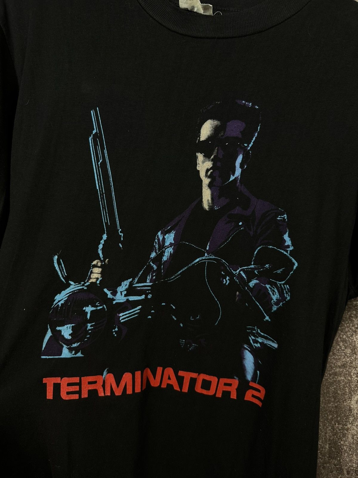 Vintage Vintage 90s Terminator 2 T2 3D T-Shirt Movie Universal Size US M / EU 48-50 / 2 - 3 Thumbnail